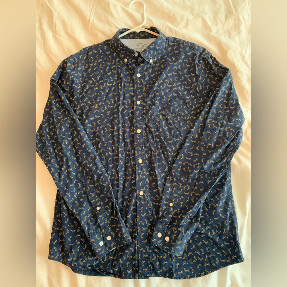 Banana Republic Luxe Poplin Button Down